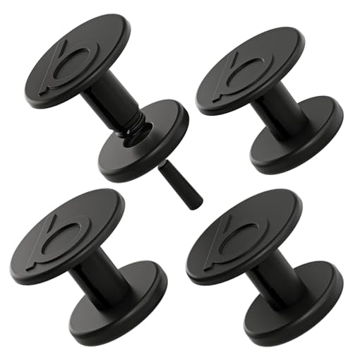 Replacement Buttons for Bogg Bag Handle Strap – Hard Plastic 3D “b” Rivets Match New Bogg Bag Style – Black Color Fits Original, Baby, and Bitty Totes – Durable Replacement Accessories - color: 3D B Black