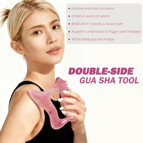 Body Gua Sha Tool for Cellulite Remover Muscle Pain Relief, Lymphatic Drainage Massager for Body Shaping, Muscle Pain Relief Red - size: Gua Sha Tool-B