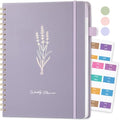 Oucaru Undated Weekly Planner, 8.5"x11", A4 Size To Do List Notebook with Goal & Habit Tracker Organizer, 52 Weekly Planner Notebook with Spiral Binding for Office Home School Supplies - size: A4-Purple, style: Weekly Planner