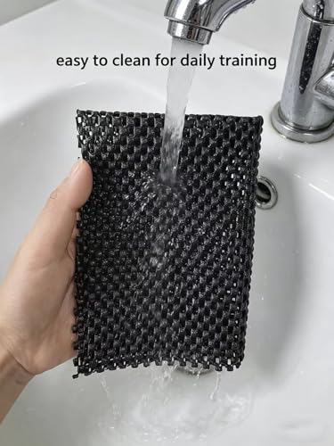 Pilates Grip Pad Non-Slip Training Mat Barre Pull-Up Bar Gym Equipment Gripper Pad Women Men Body Building Workout Exercise Mat Anti Hand Pads Sweaty Hands Foldable Grips Gloves Indoor Home Fitness