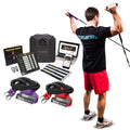 Crossover Symmetry Shoulder System Includes Two Sets of Resistance Bands Attachments Training Guide Exercise Chart Online Workouts for Home Fitness Rehab Rotator Cuff Exercises - style: Athletic Squat Racks