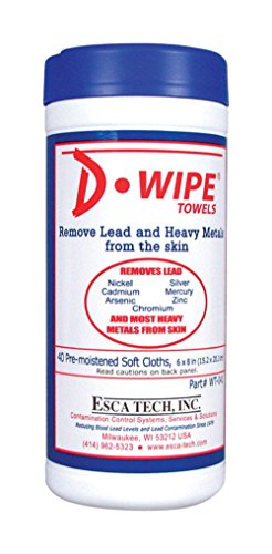 LEAD RMVR WIPES 40CT by D-WIPE MfrPartNo WT-041