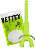 Vettex DoubleGuard Mouth Guard with Lip Protection, Lime | Football, Lacrosse, MMA, Boxing, Adjustable Helmet Strap, Braces Friendly, 2 Breathing Channels, NCAA & NFHS Certified - color: Lime
