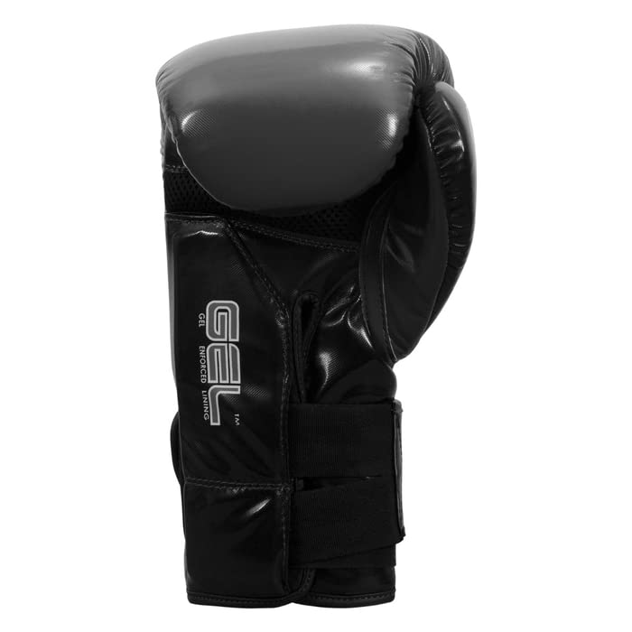 TITLE Boxing Gel Glory Super Bag Gloves 2.0 - Boxing Gloves, Punching Bag Gloves, Kickboxing Gloves, Punching Gloves, Heavy Bag Gloves, Boxing Gloves Men, Boxing Gloves Women, Boxing Equipment - color: Grey/Black, size: 16 oz