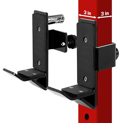 Yes4All Olympic Weight Plate Holder Attachment - color: C. Pair of J Hooks, size: Fit 3x3" Rack with 1" or 5/8" Hole