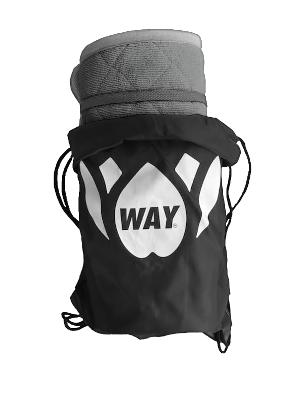 WAYmat Core Grey Yoga Mat and Towel Combo for Hot Yoga