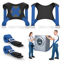NOCOEX Moving Straps for Heavy Object - 2-Person Lifting and Moving System with Soft Back Pad - Shoulder Lifting Straps for 2 Movers to Easy & Safe Carry Furniture Appliance Mattresse Up to 880lbs - color: Blue