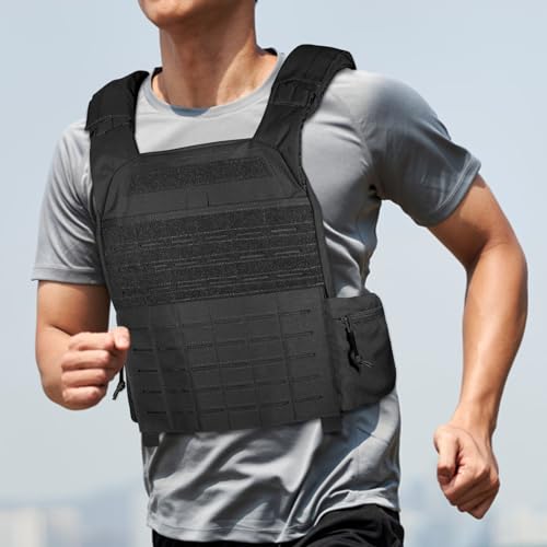 PETAC GEAR Tactical Weights Plates For Weighted Vest For Men Workout,5/10/15/20 LBS Weight Strength Training Vests Equipment Workout Gear - color: 20LB*2, size: Curved