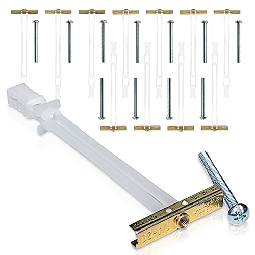 TOGGLER SNAPTOGGLE Drywall Anchor with Included Bolts for 1/4-20 Fastener Size; Holds up to 265 pounds Each in 1/2-in Drywall (Pack of 12) - size: 12 w/ Round Head Bolts