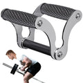 SELEWARE V Bar & T Bar Landmine Handle Attachment for 2" Barbell Bar, Solid Multi-Grip Landmine Handle T Row Attachment with Non-Slip Rubber Handle, Fits 2" Olympic Bars Strength Training Bars - color: A. V Bar