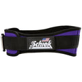 Schiek Sports Model 2004 Nylon 4 3/4" Weight Lifting Belt - Black - color: Purple, size: X-Small