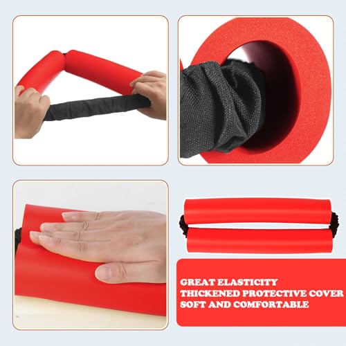 Hiboom Hip Core System, Loop Resistance Bands for Workout, Glute Workout Bands to Stretch and Strengthen Legs, Butt, Hips, Thighs and Glutes, Elastic Exercise Equipment for Women, Men - color: Red