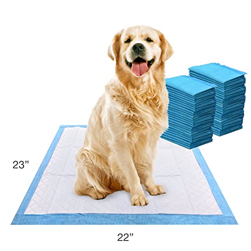 Four Paws Wee-Wee Superior Performance Unscented Pee Pads for Dogs & Puppies, Quilted Leak-Proof Dog Housebreaking Potty Training Floor Protection, 22" x 23", 50 Count - size: 50 Count