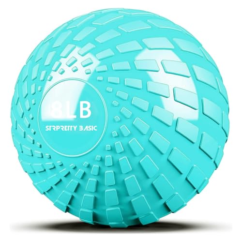 Medicine Ball 8, 10 lbs Slam Ball Weighted Balls for Exercise Strength and Crossfit Workout - color: Dynamic Green, size: 8 LB