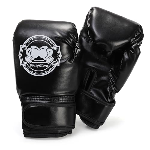 Cididu 3-in-1 Kids Boxing Set, Punching Gloves Mitts Kick Pad for Beginners, Sports Kickboxing Training Set for Youth Child Boxing, Karate, Taekwondo, Muay Thai, MMA Training