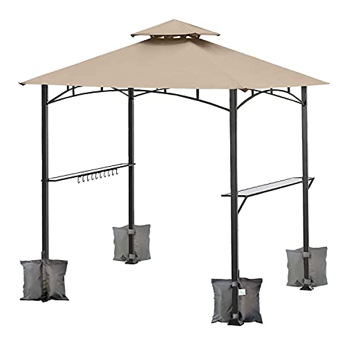 Ontheway Sand Bags for Canopy Tent, Heavy Duty Weights Sandbags, 4pcs-Pack (Grey) - color: Gray
