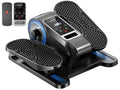 Under Desk Elliptical Machine Seated Pedal Exerciser | Quiet Leg Exerciser While Sitting, Mini Portable Leg Exercise Machine with Remote, Adjustable 12-Speeds, Manual & Auto Mode - color: Classic Black