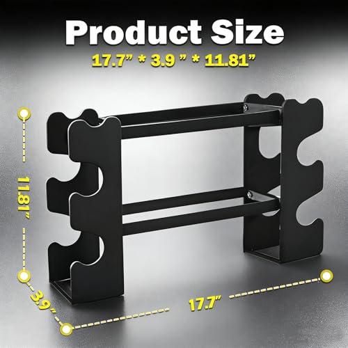 Small Dumbbell Rack Stand Only - Iron Weight Stand Holder Storage for Dumbbells Kettlebells- Weight Rack for Home Gym Corner - color: Basic