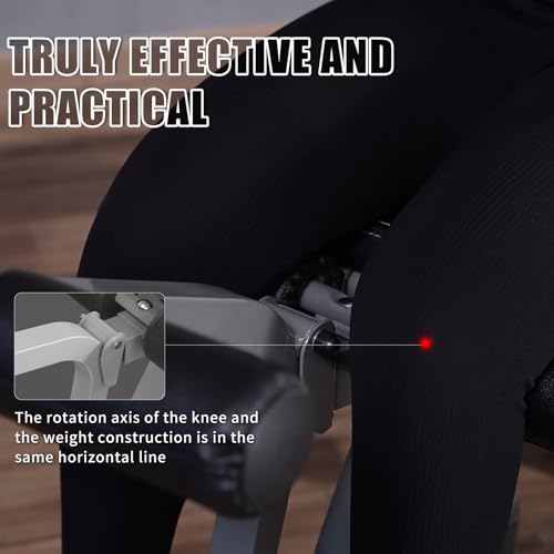 Z ZHICHI 2-in-1 Adjustable Leg Extension and Curl Machine, Easy Transition, Home Gym Leg Machine, Weight Capacity 660LBS