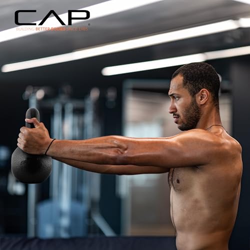 CAP Barbell Cast Iron Kettlebell - Singles and Sets, Multiple Weight Choices - size: 80.0 Pounds