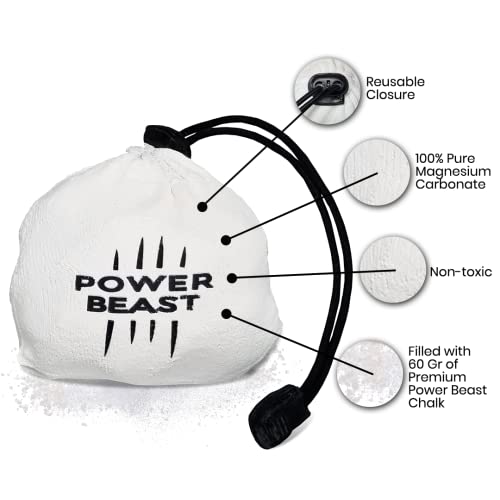 Refillable Chalk Ball + Bag, Boulder Chalk, Sport Chalk, Gymnastics, Rock Climbing, Bouldering, Weightlifting, Climbing, Pole Dance, Bodybuilding, Tennis, Padel, Cross Training, Gym.