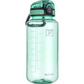 Fanhaw 32 Oz Clear Tritan Water Bottle, BPA-Free & Leak-Proof, Wide Mouth with Anti-dust Chug Lid, Reusable Plastic Bottle for Gym, Travel, School & Office, Back to School Essentials (Glow Green) - color: Glow Green, size: 32 Ounces