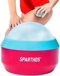 Sparthos Cold Massage Roller Ball - Fitness Cryosphere Massager - Cryo Cryocup Ice Massage Cups - for Muscle, Face, Body Muscles - Manual Polar Icing Cooling Balls - Recoup Message (Wild Pink, 60mm) - color: Wild Pink, style: 60mm (Pack of 1)