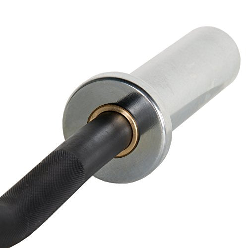 XMark EZ Curl Bar or Olympic Weight Set with EZ Curl Bar, Weight Plate Set - style: BAR ONLY