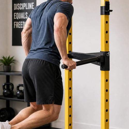 Fitvids Upgraded Adjustable Jammer Arms, Lever Arms, Monolift Attachments Rated 600 LB Per Arm, Fits Racks at All Post Sizes and Hole Sizes, Pair - style: Y-shape update