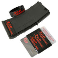 Aolamegs 5/10 Pack Magazine Bands - 5.56 Nato, 300 Blackout, 300 Subsonic, .223 Remington, .308 Winchester, 7.62x39 Magazine Marking Band, Durable Silicone Ammo Caliber Bands for Magazine Identification (2 Colors) - color: 300sub-blackred(5pcs)