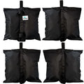 Ontheway Sand Bags for Canopy Tent, Heavy Duty Weights Sandbags, 4pcs-Pack (Black) - color: Black