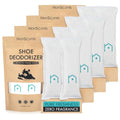 NonScents Shoe Deodorizer 4-Pack (8 Count) - Odor Eliminator, Air Freshener, Smell Absorber, Scent Remover for Shoes, Gym Bags, Soccer Cleats, Closets, Pet Area, Reusable - Shoe Deodorant - size: 8 Count (Pack of 4)