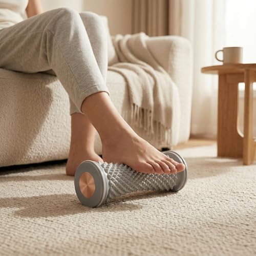 Foot Massage Roller for Plantar Fasciitis, Portable Muscle Roller for Recovery