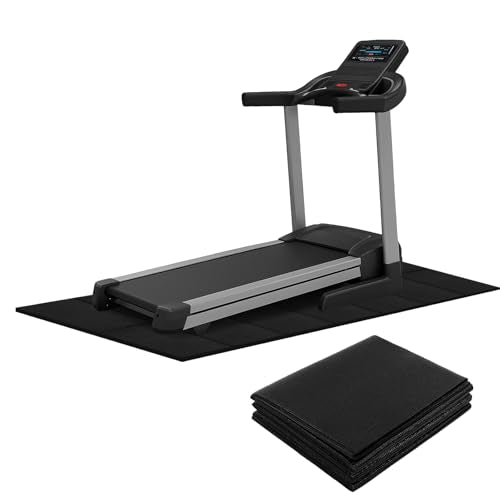 Molain Walking Pad Mat, Foldable Treadmill Mat for Hardwood Floors & Exercise Equipment- 68x24 Inch Non-Slip Gym Floor Protection, Shock Absorption for Carpet & Home Workout - size: 0.4CM