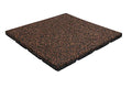 Playsafer Elevate Rubber Playground Tiles - 1" Thick High Density Interlocking Shock Absorbent Safety Tile for Playgrounds, and Exercise Equipment - 20" X 20" (180 Tiles - 486 Sq. Ft. - Brown) - color: Brown