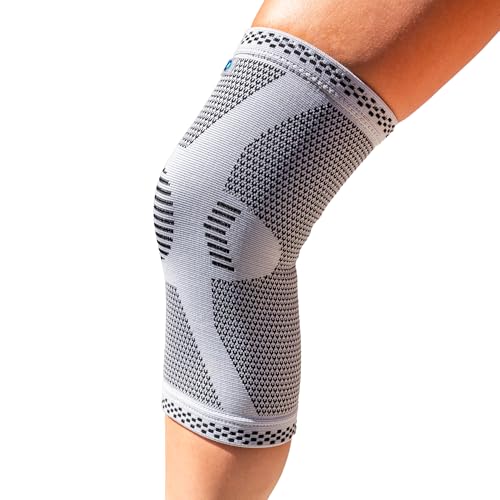 Compressa Knee Sleeve for Women & Men (Regular) - Non-Slip Compression Support for Joint Pain, Muscle Recovery, Arthritis, and Injury Relief - size: Regular