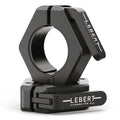 Lebert Magnetic Barbell Collars Black – 2" Olympic Clips - color: Black