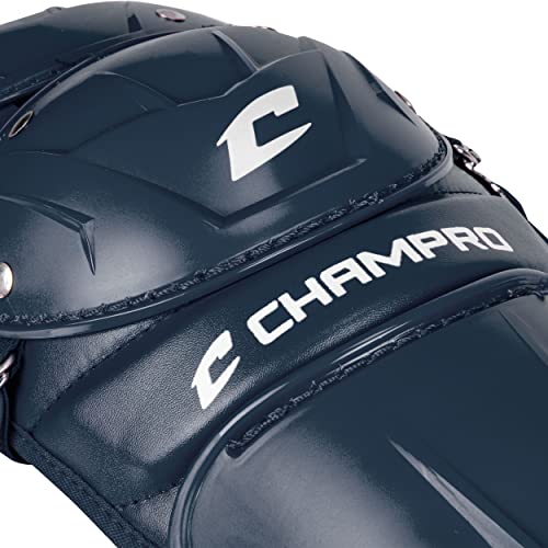 Champro Optimus MVP Double Knee Leg Guard - color: Navy, size: 16.5"