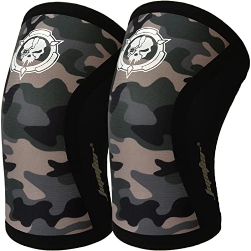 Jupiter Elbow Sleeves (Pair),Support for Squat,Weightlifting,Powerlifting,Basketball and Tennis,5mm Neoprene Compression Brace for Both Women and Men (XX-Large) - size: XX-Large