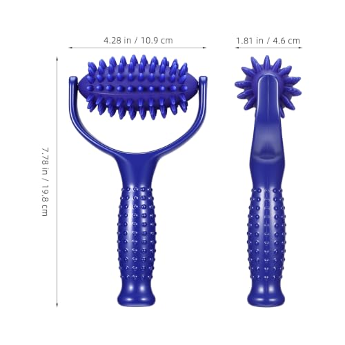 Lurrose Handheld Spiky Massage Ball Roller for Deep Tissue Myofascial Release, Fascia Release Tools for Neck, Back, Leg & Deep Tissue Massage, Massage Roller for Muscle Relief and Body Relaxation