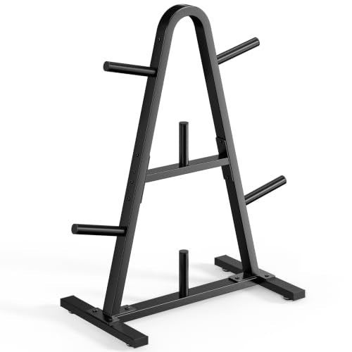 Weight Rack for Home Gym, 400 LB Weight Tree - size: for Standard Weight Plate