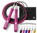 Titan Armour® Speed Rope - Professional Self-Locking & Adjustable, Adult Speed Jump Ropes for Fitness | 2 x Steel Ropes, Cable Protector & Travel Case | Jump Rope Crossfit, Boxing, Fitness MMA for Men & Women - color: Pink