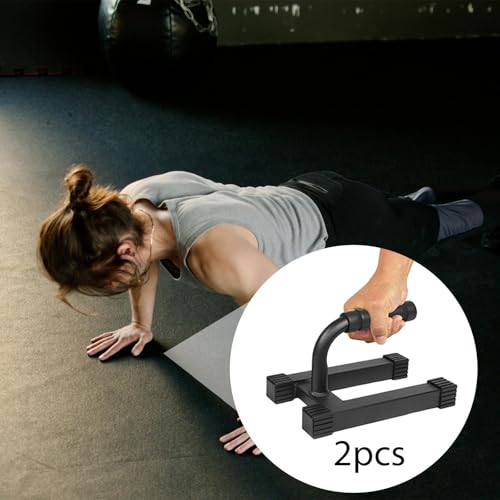 kowaku 2Pcs Workout Equipment Parallettes Gear Strength Training Planks Aerobics Floor Exercise Pushup Stands