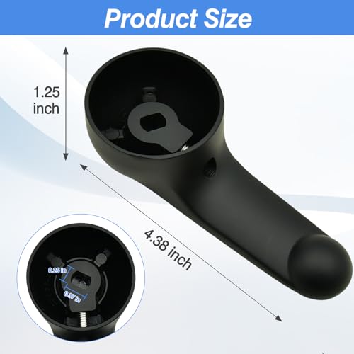 H79 Single-Handle for Delta Shower Faucet Replacement Handle Kit, Metal Lever Compatible with Delta 13/14 & 1300/1400 Series, Matte Black - color: Matte Black