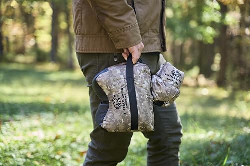 Buffalo Creek Supplies All Weather Durable Front and Rear Shooting Rest Bags, Rifle Rest Sand Bag for Bench Rest Shooting, Hunting, Target & Competitive Sports Shooting-Unfilled - color: Desert Digital
