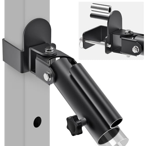 Kipika Power Rack Attachment for 5/8" & 1" Holes - Heavy Duty Home Gym Equipment for 2x2 or 3x3 Squat Rack, Adjustable and Easy to Install - color: For 3x3 Rack with 5/8" or 1" Hole + 1"&2" Bars