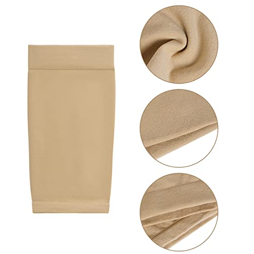 HOVEOX 3 Pairs Tattoo Cover Up Sleeve Forearm Tattoo Cover Tattoo Cover Up Compression Sleeves Arm Sleeves for Women Men - color: Nude