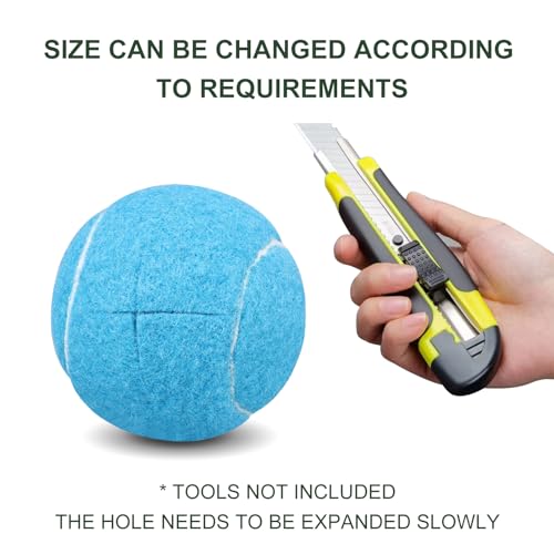 Walker Tennis Balls Precut Tennis Balls for Walkers 4PCS Walkers Legs Universal Precut Glide Balls, Heavy Duty Long Lasting Felt Pad Glide Coverings - color: Light blue