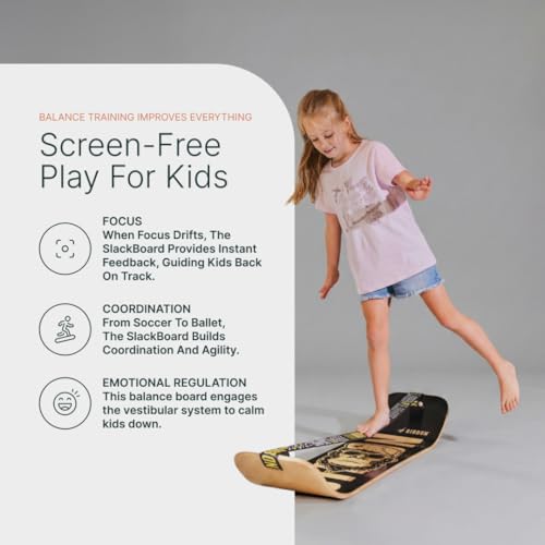 GIBBON SlackBoard, Balance Board Kids & Adults, Slackline Balance Trainer | 1 & 2 Line Options, Slack Board, Core Workout Equipment, Home Gym Training, Standing Desk Exercise, Yoga, Agility, Pilates - color: Butterfly Plus - 2 Line