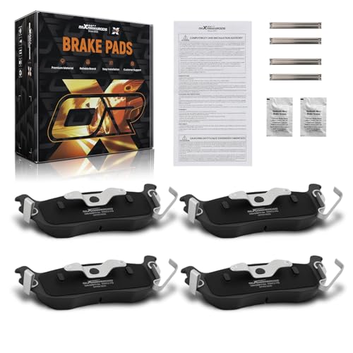 maXpeedingrods D1041 Rear Brake Pads for INFINITI QX56 2004-2010, for Jeep Commander XK 2006-2010, for Grand Cherokee WK 2005-2010, for Nissan Armada 2005-2015, Pathfinder Armada 2004, Titan 2004-2015 - size: D1041&P-1041